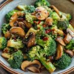 Broccoli and Mushroom Stir Fry