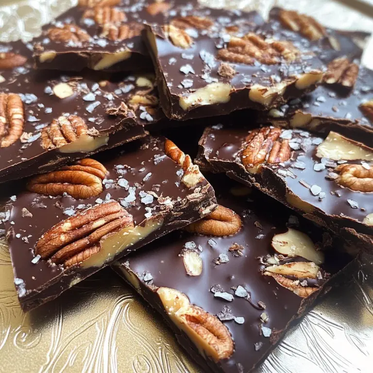 Carb-less Chocolate Peanut Butter Pecan Bark