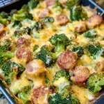 Cheesy Broccoli & Sausage Casserole