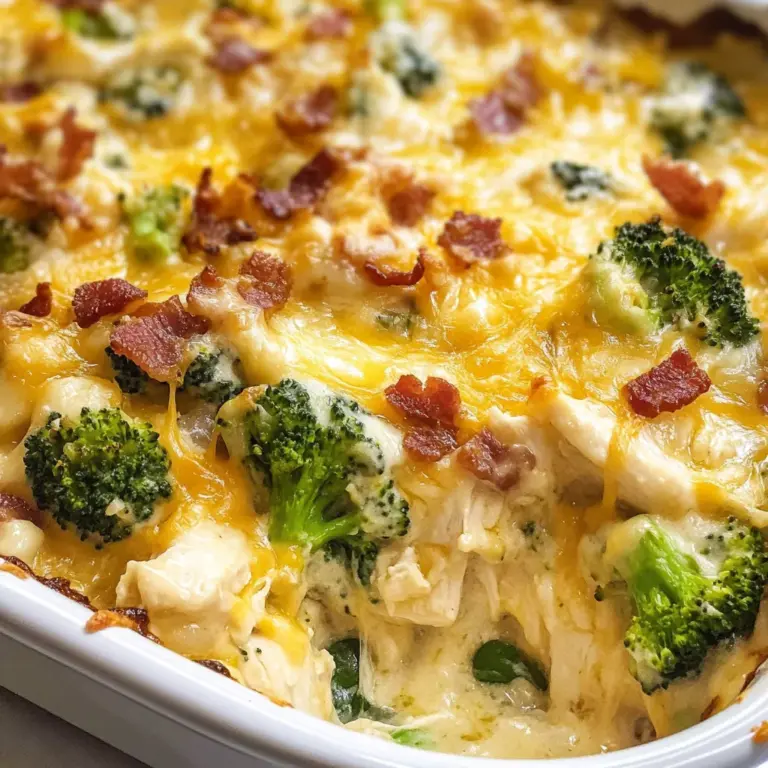 Chicken Bacon Ranch Casserole (Fast & Easy)