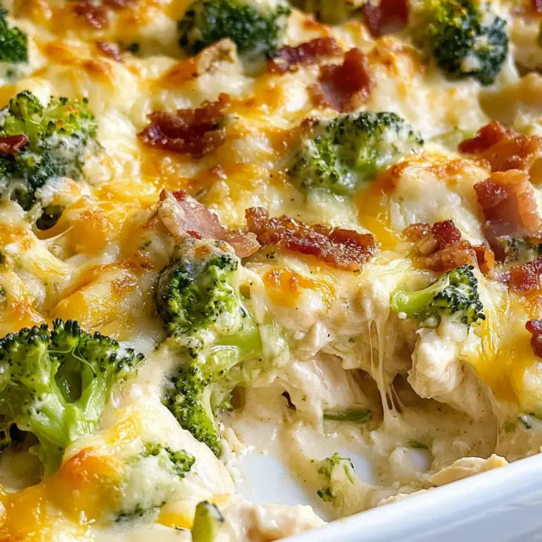Chicken Bacon Ranch Casserole (Fast & Easy)