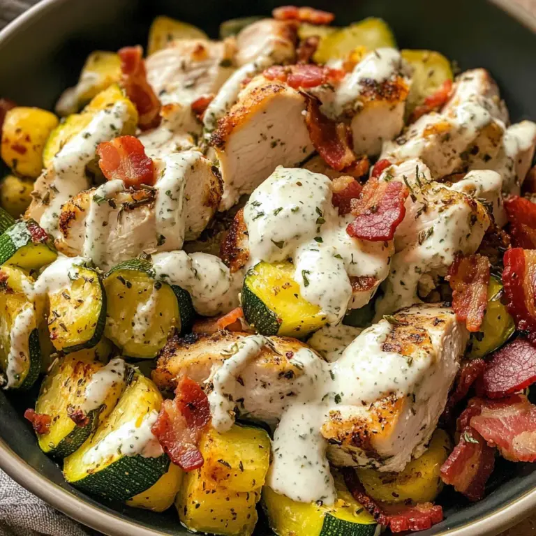 Chicken Bacon Ranch Keto Bowls