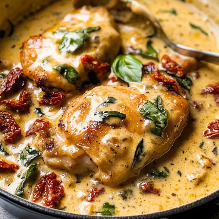 Creamy Chicken with Sun-Dried Tomatoes