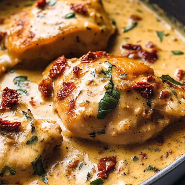 Creamy Chicken with Sun-Dried Tomatoes