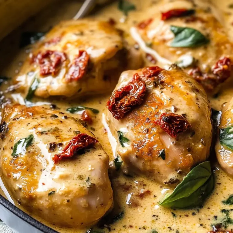 Creamy Chicken with Sun-Dried Tomatoes