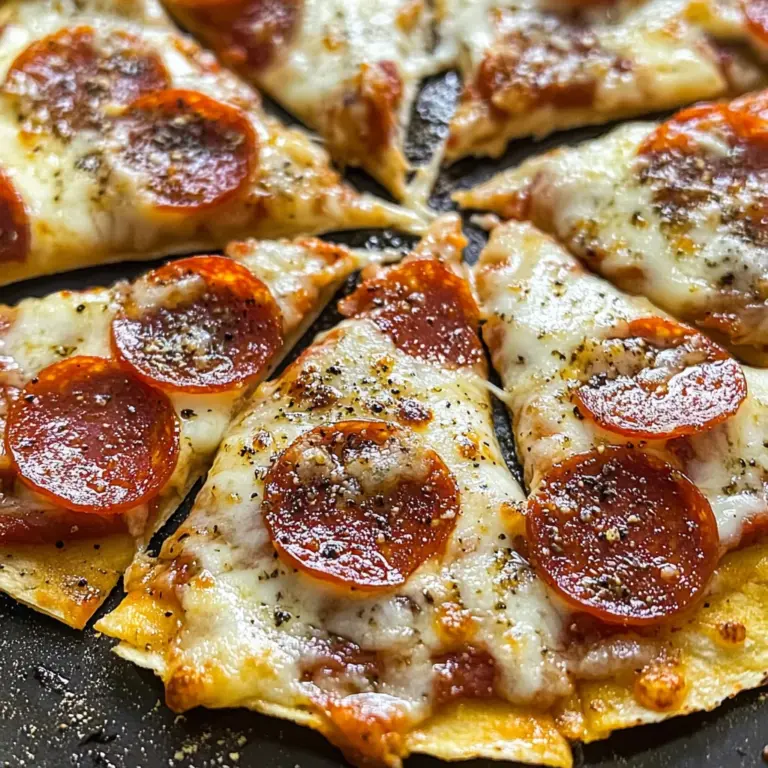 Easy 5 Minute Air Fryer Tortilla Pizza