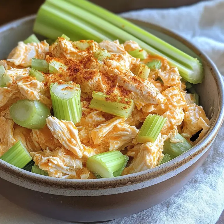 Easy Buffalo Chicken Salad (High-Protein, Healthy)