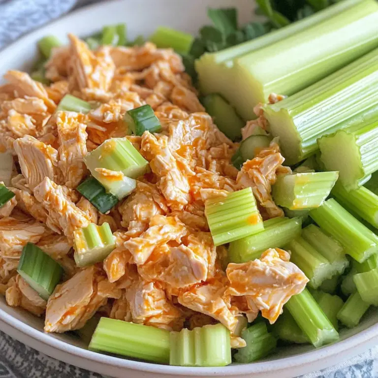 Easy Buffalo Chicken Salad (High-Protein, Healthy)