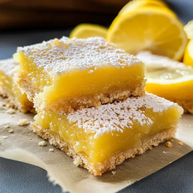 Easy Gluten Free Lemon Bars