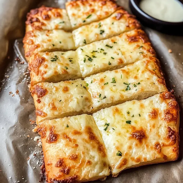 Easy Keto Cheesy Garlic Bread