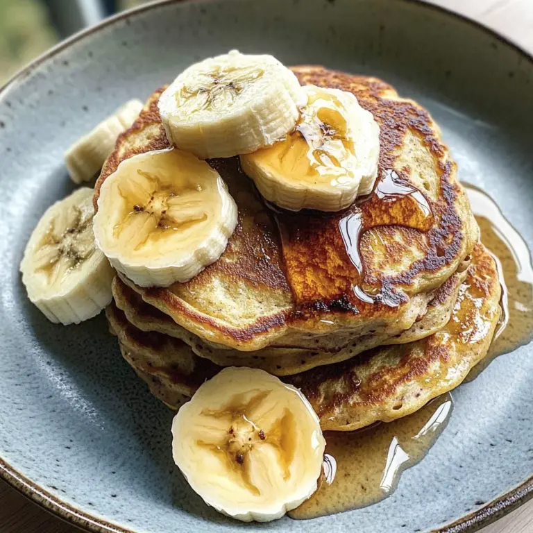 Flourless Banana & Protein Powder Pancakes