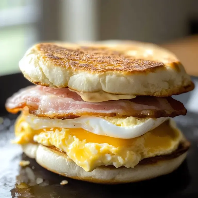 Freezer Breakfast Sandwiches - 3 Smart Points
