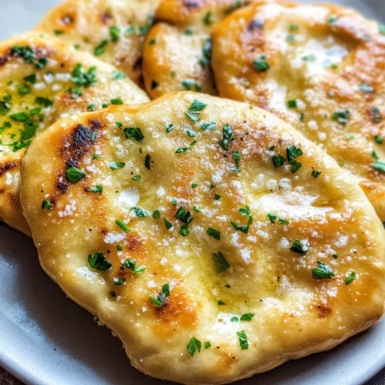 Garlic Keto Naan Bread Recipe