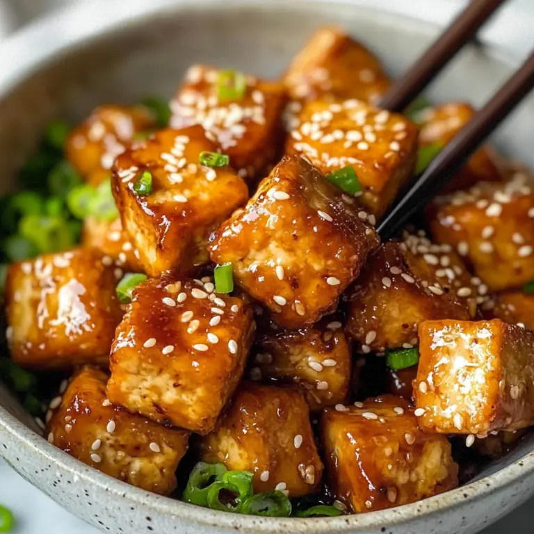 Garlic Sesame Tofu