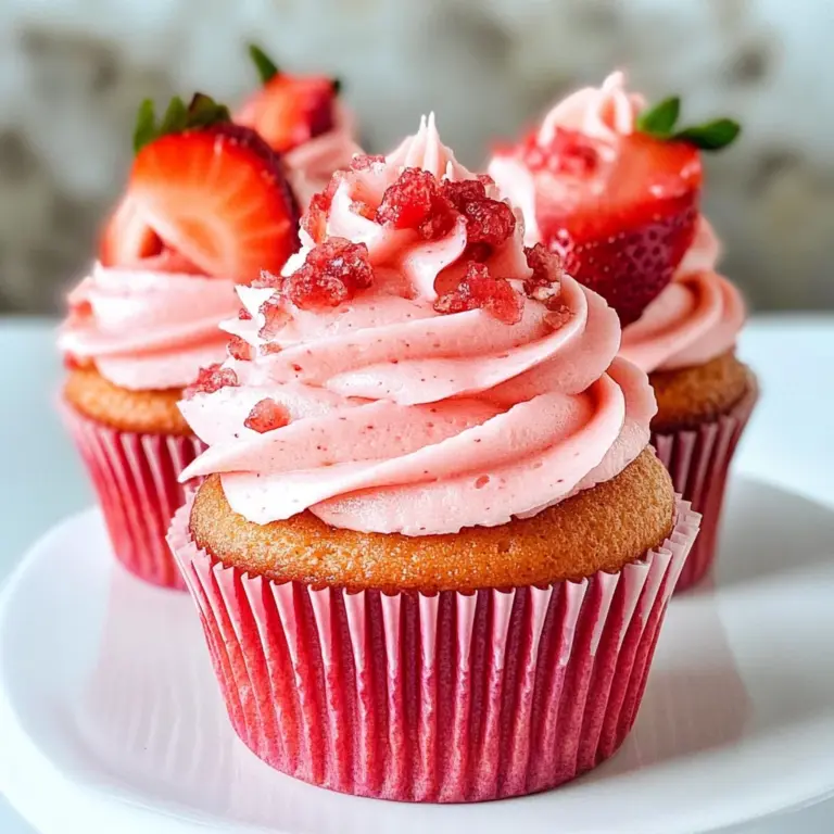Gluten-Free Strawberry Cupcakes
