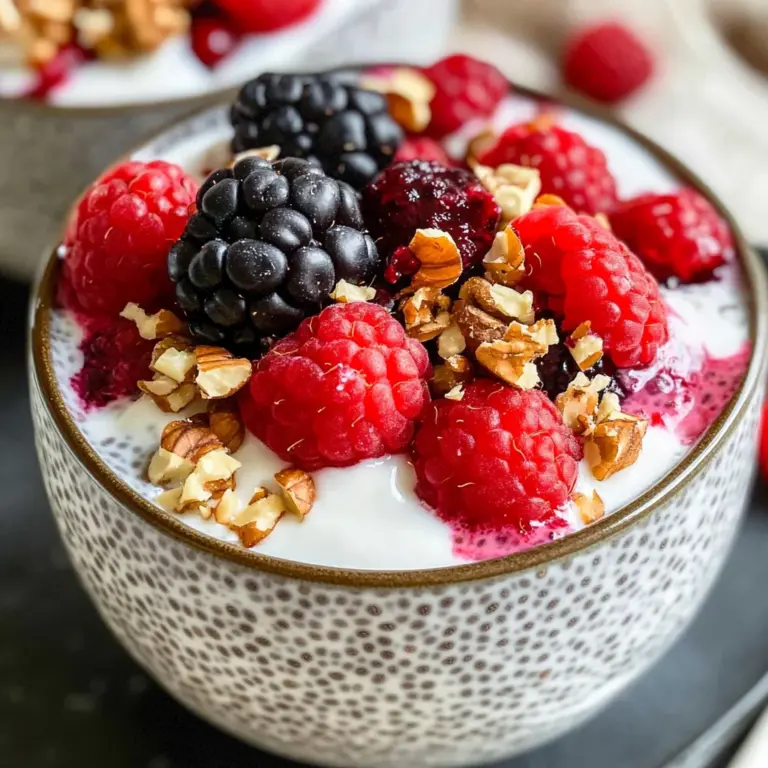 Greek Yogurt Chia Pudding