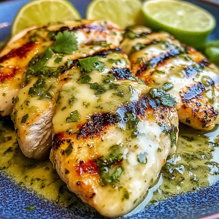 Grilled Salsa Verde Pepper Jack Chicken