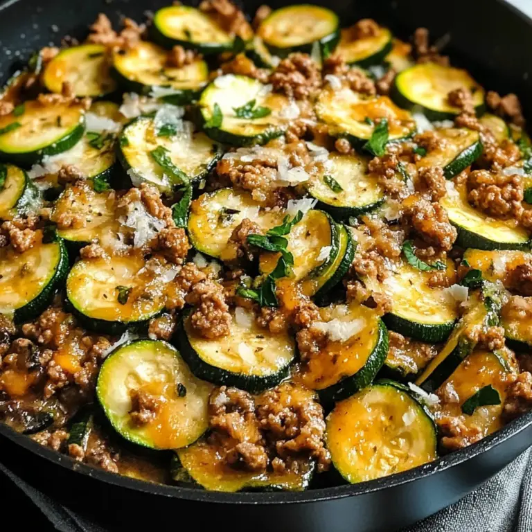 Ground Turkey and Zucchini Skillet