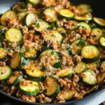 Ground Turkey and Zucchini Skillet