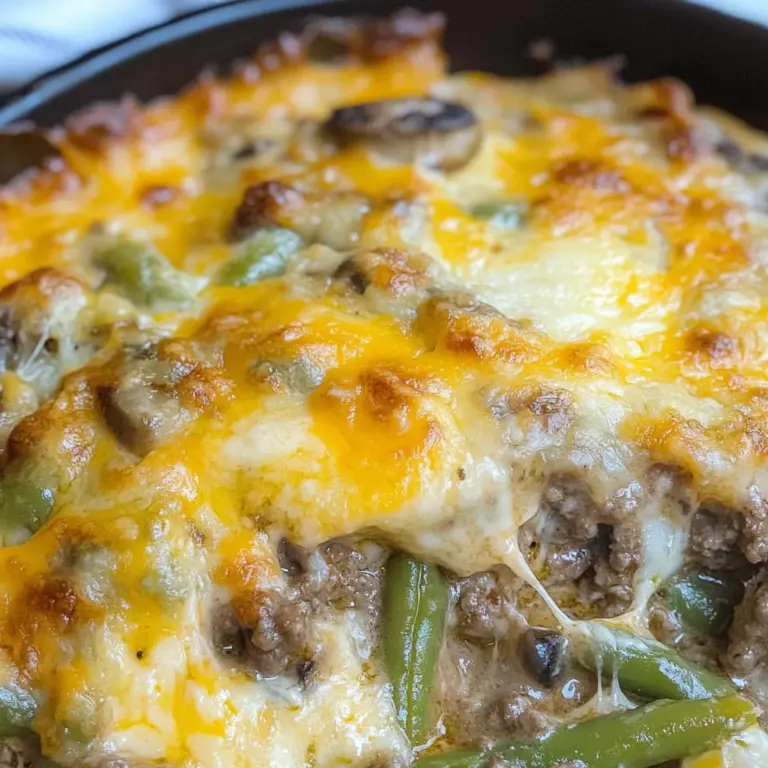 Hamburger Green Bean Casserole