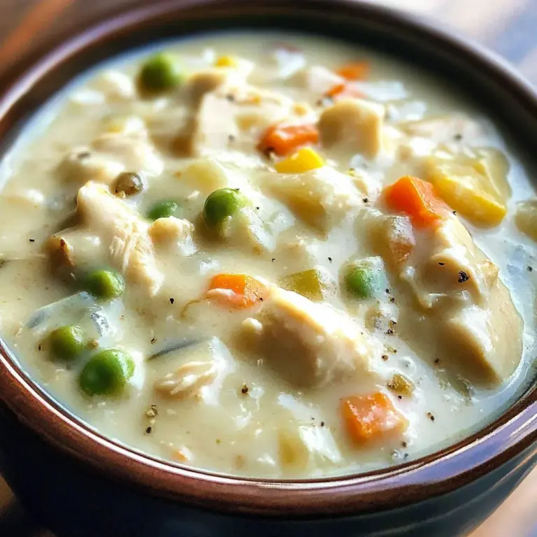 Healthy Chicken Pot Pie Soup Recipe