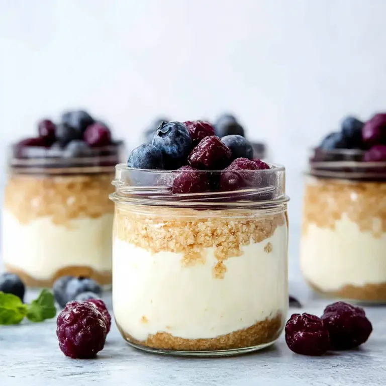 High Protein Cheesecake Jars