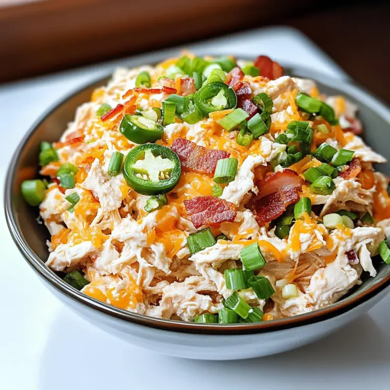 KETO JALAPENO POPPER CHICKEN SALAD