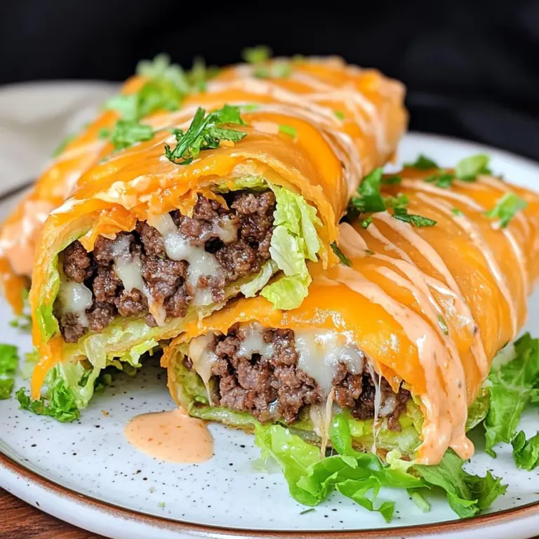 Keto Big Mac Roll-Ups