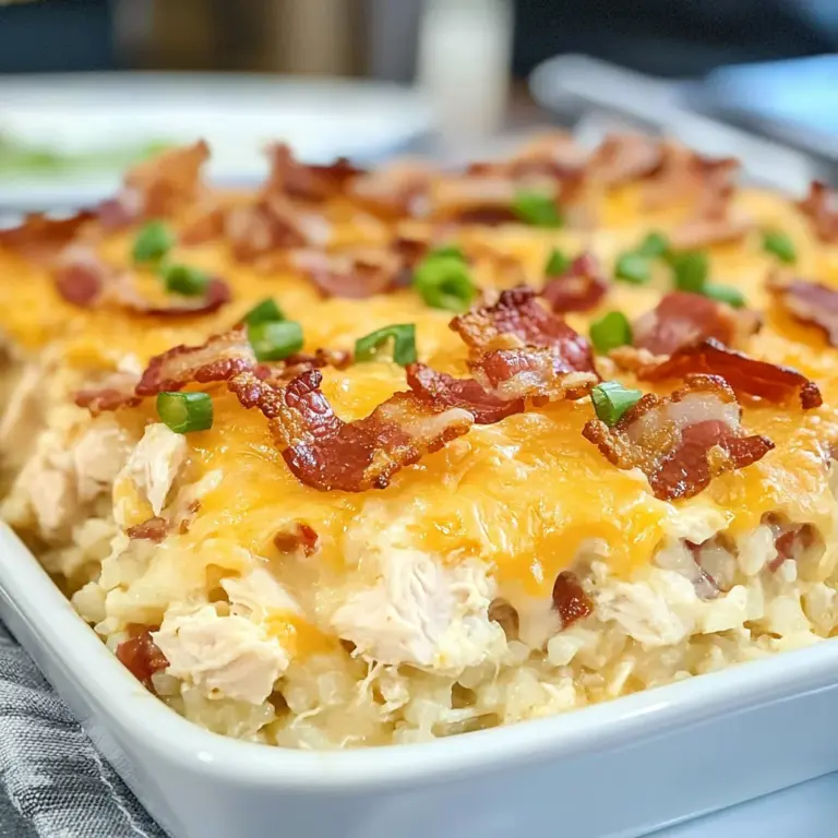 Keto Cauliflower Casserole, Loaded Chicken Bacon Ranch
