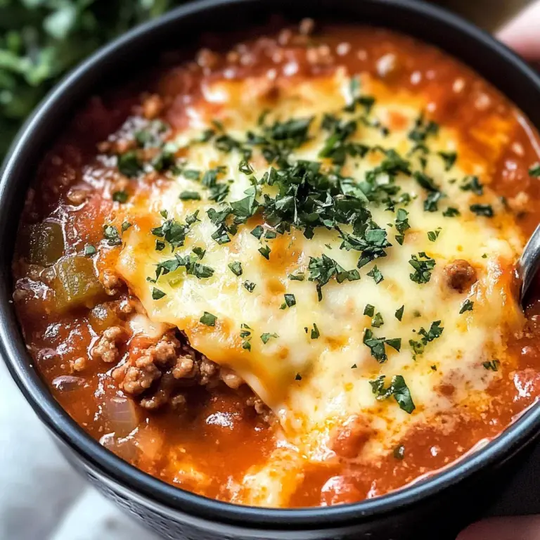Keto Lasagna Soup