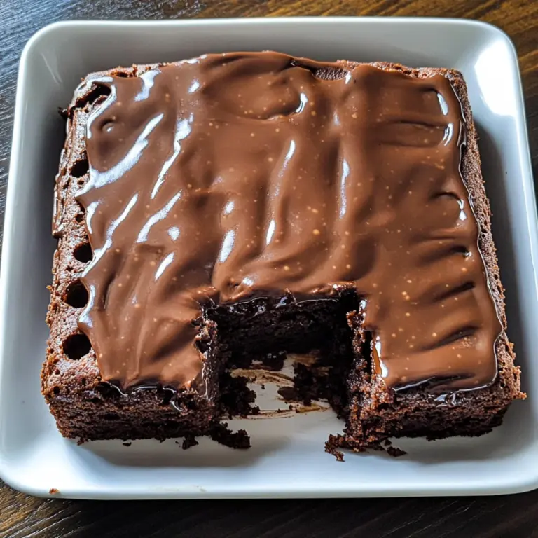 Keto Poke Cake