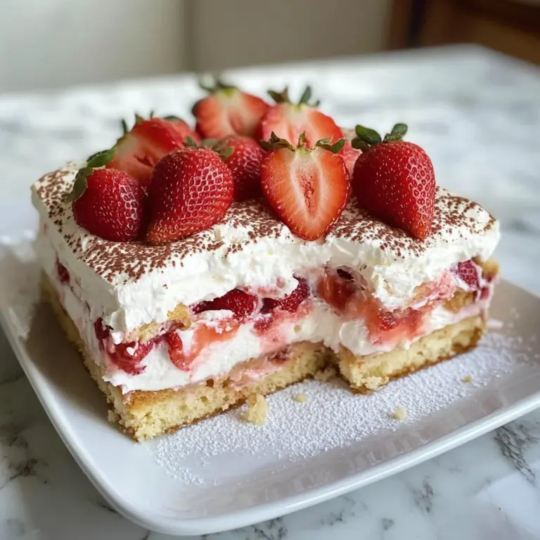 Keto Strawberry Tiramisu