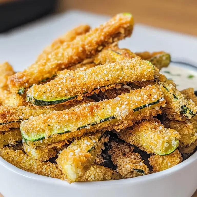 Keto Zucchini Fries