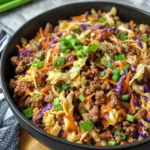 LOW-CARB EASY TO MAKE EGG ROLL IN A BOWL