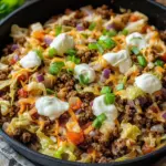 Low Carb Cabbage Taco Skillet (Keto-Friendly)