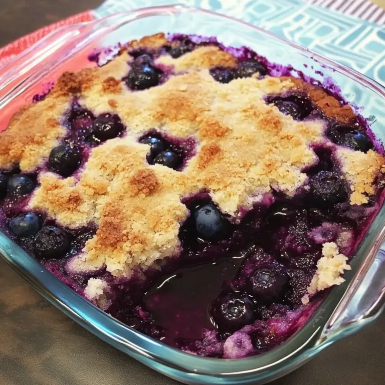 Low Carb Keto Blueberry Cobbler