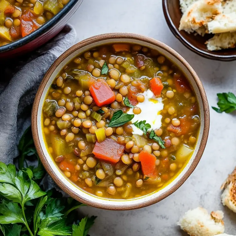 Mediterranean Lentil Soup