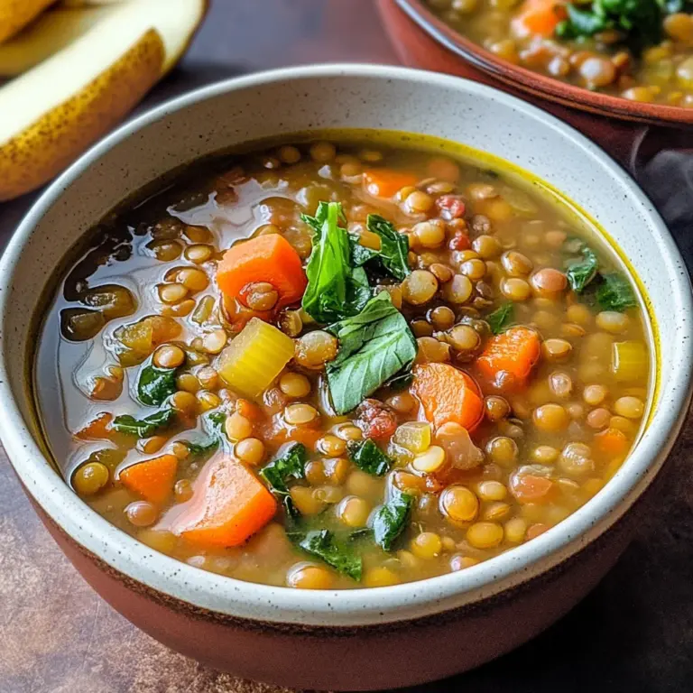 Mediterranean Lentil Soup