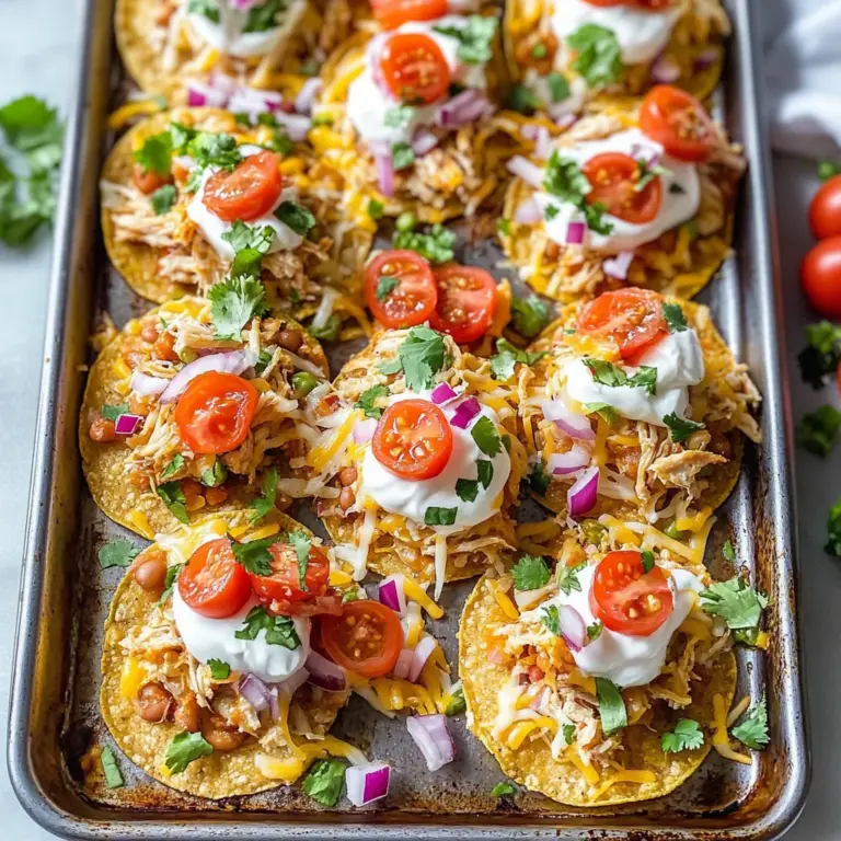 Mini Sheet Pan Tostadas