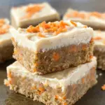 No Bake Carrot Cake Bars