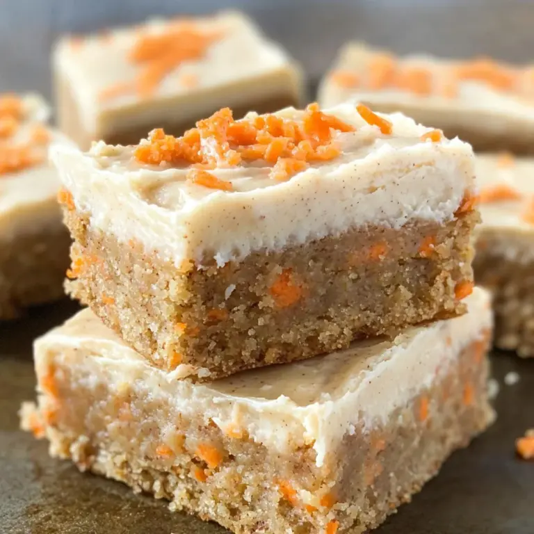 No Bake Carrot Cake Bars