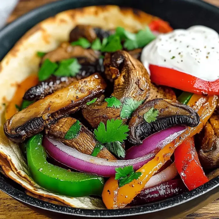 Portobello Vegan Fajitas