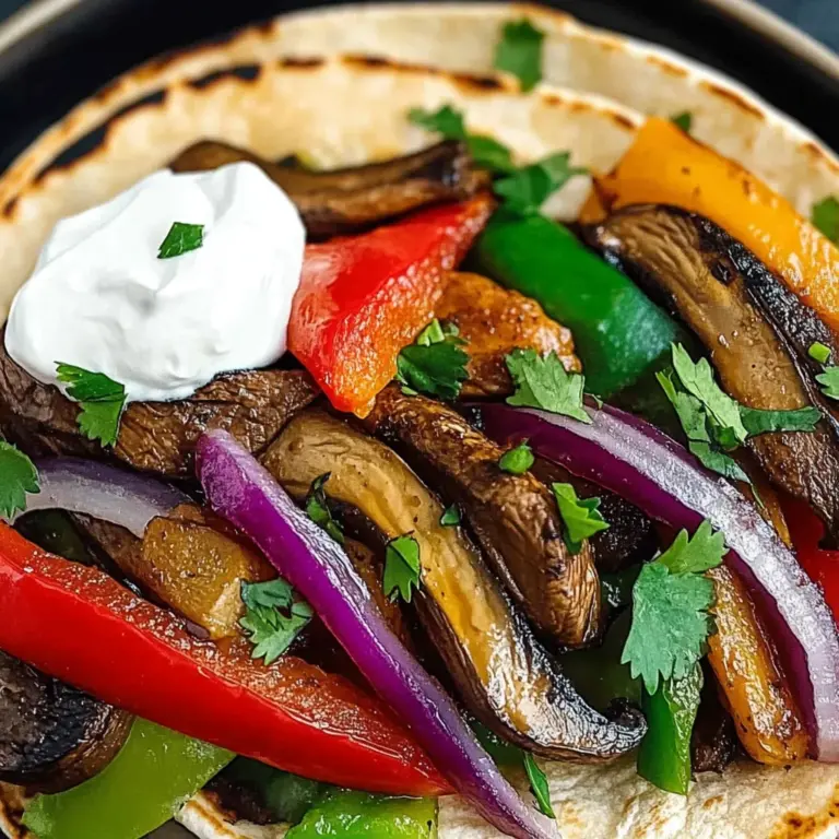 Portobello Vegan Fajitas
