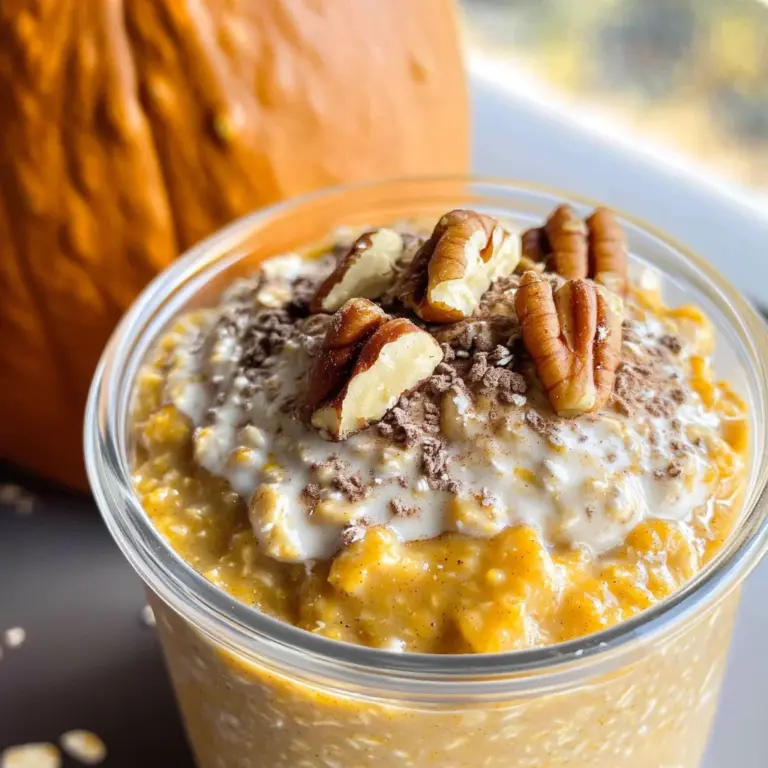 Pumpkin Overnight Oats Recipe