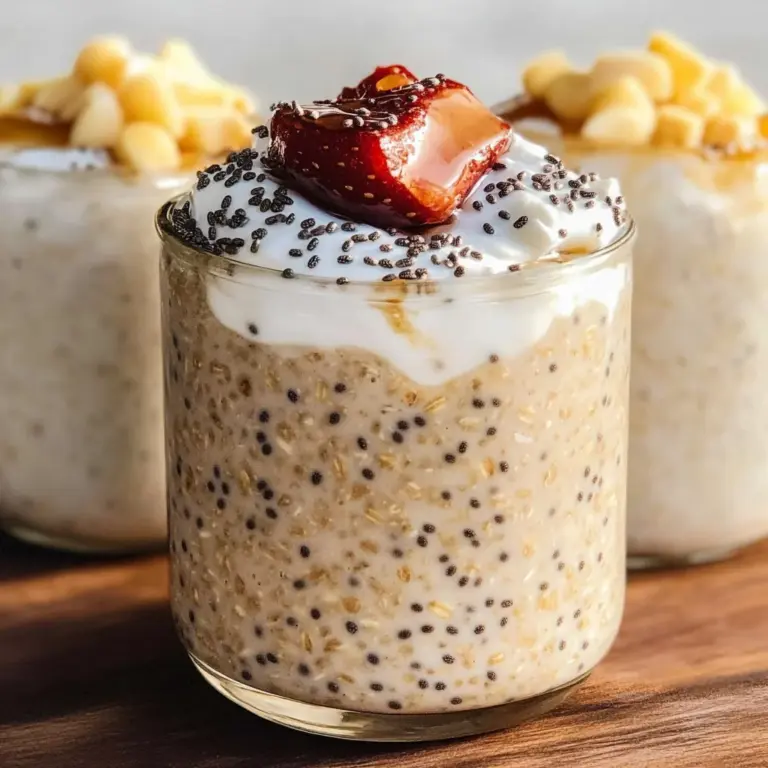Quick & Creamy High Protein Overnight Oats