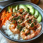 Shrimp Rice Bowls with Spicy Mayo