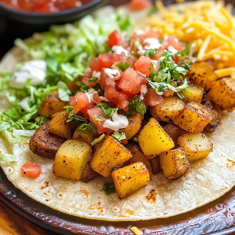 Spicy Potato Soft Taco Recipe