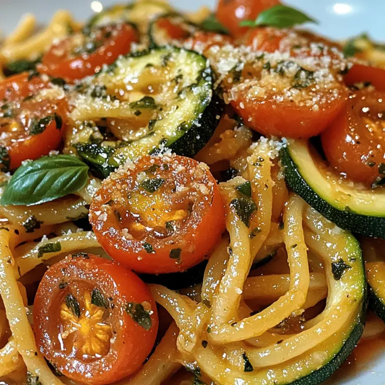 Tomato Zucchini Pasta