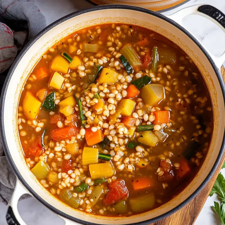 Vegetable Barley Soup