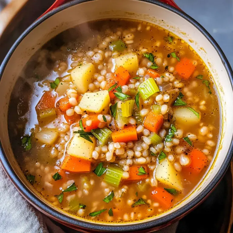 Vegetable Barley Soup